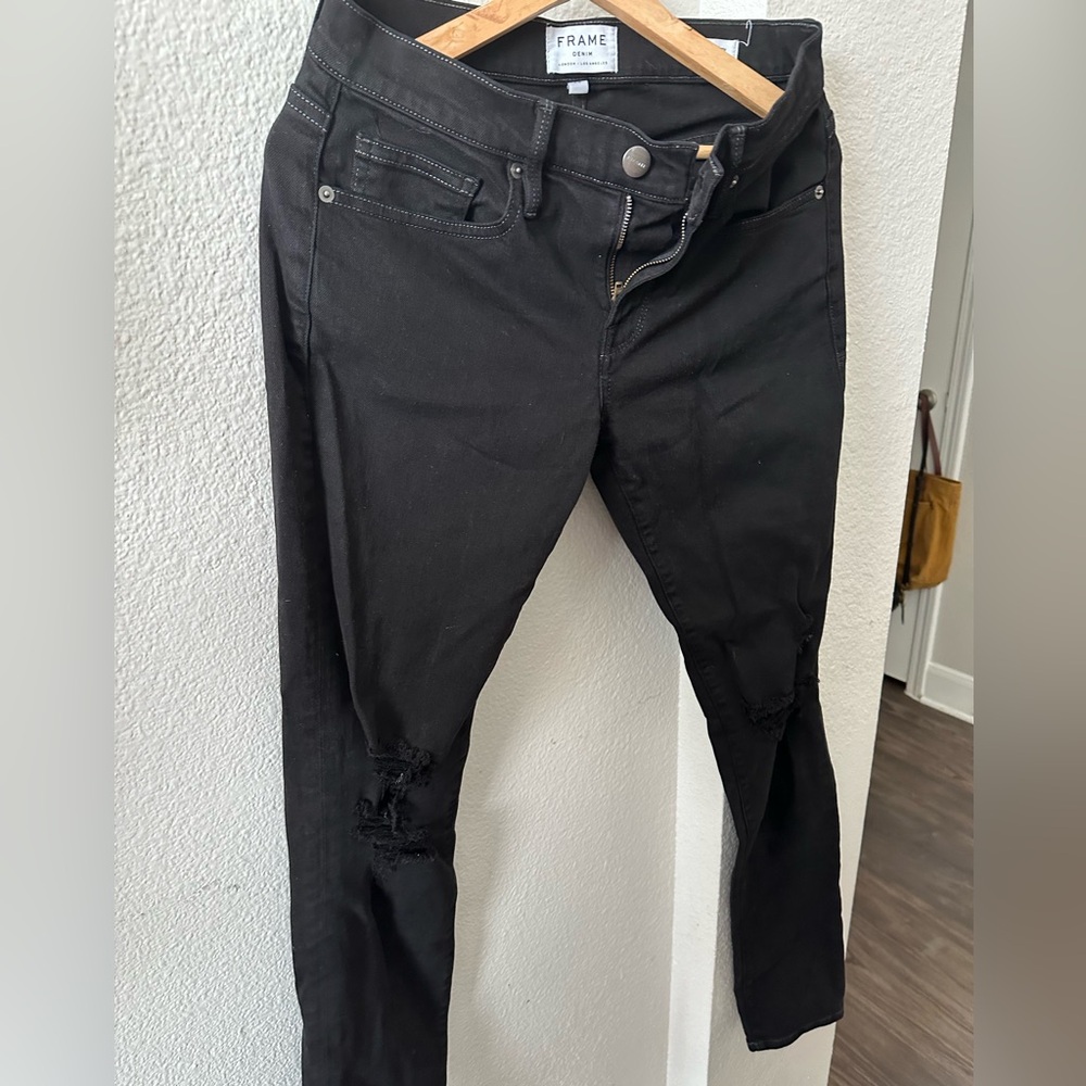 Frame L’homme skinny black
